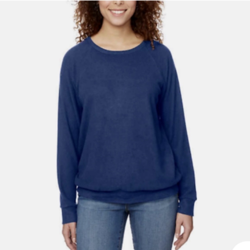 NWT Buffalo Women Crewneck Cozy Top Pullover Sweatshirt XXL